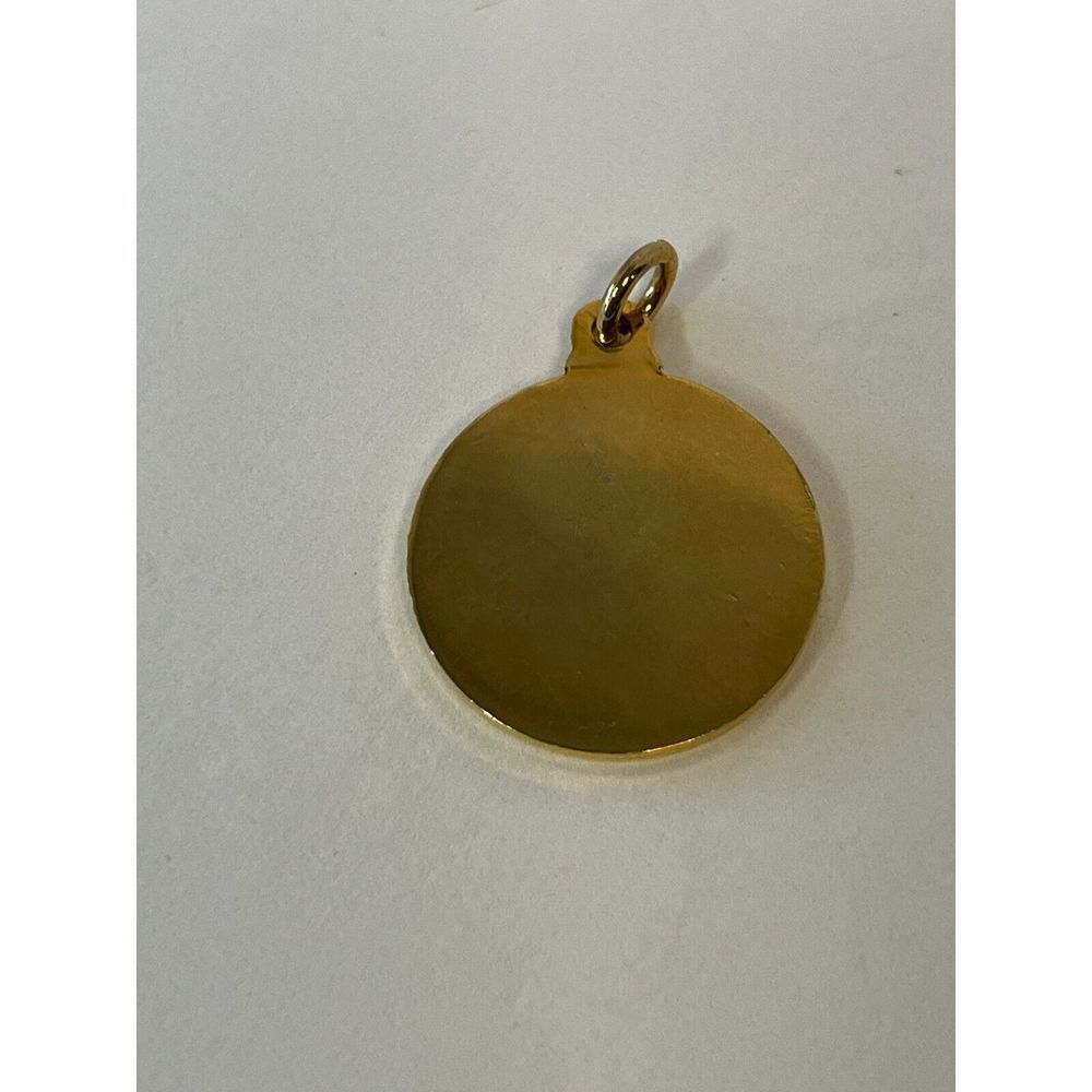 VTG 1985 Diamond Jubilee‎ 75th Anniversary charm gold color round BSA - Picture 2 of 2